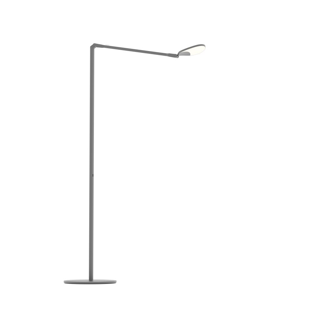 Koncept Lighting SPY-W-MGY-USB-FLR Splitty LED Floor Lamp, Matte Grey